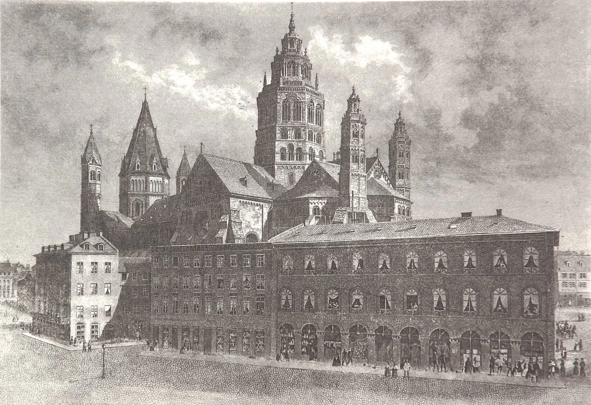 Pierre Joseph Redouté - 157, Cattedrale di Westwerk di Magonza
